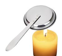 Genérico Candle Extinguisher - Stainless Steel 17x8x1.5cm | Long Handle Flame Snuffer Tool, Heat Resistant Candle Extinguishing Accessory For Indoor Outdoor Fire Use Camping Picnic Bonfire