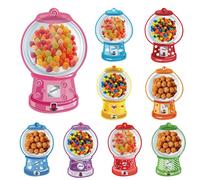 Genérico Candy Cards Gift Set, DIY Treat Holders for Classroom Exchange, 36/18 PCS with Plastic Domes, Bubble Gum Machine Design, DIY Fun (36PC)
