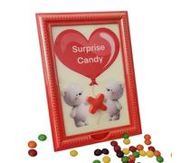 Genérico Candy Dispenser Frame, Christmas Wall Mounted Candy Dispenser Picture Frame - Handy Fast Distribution Candies, Nuts, Hanging on Wall, Stand on Table