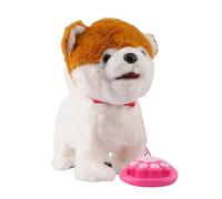 Genérico Cane Robot Peluche - Giocattolo Realistico Morbido Intelligente Con AI, Sensore Tattile E Imitazione Suoni | per Bambini Ragazzi Ragazze Compagno Interattivo Di˚te Educativo