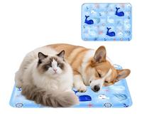 Genérico Canine Frost Rest Blanket Thermal Gel Polymer Absorbent Quickdry Vent Mesh Foldable Cradle Lounger Home Garden Patio Travel Vehicle Animal Nonslip AntiHeat Support Relax UV