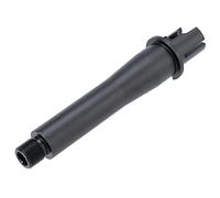 Genérico Cañón Externo Outer Barrel de 5'' Pulgadas para réplicas eléctricas de Airsoft Tipo M4 o AR15, de Aluminio anodizado en Negro. Rosca para bocacha o silenciador de -14 mm estándar