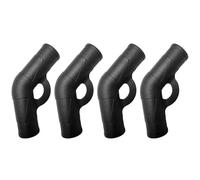 Genérico Canopy Pole Elbow Connectors | 4 Pack 130 Degree Joint | Metal