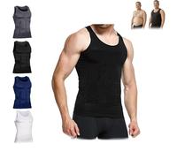 Genérico Canotta Modellante Selure Da Uomo, Canotta A Compressione Selure Da Uomo, Gilet Modellante Per Un Corpo Perfetto, Aiuta Con La Postura, Uso Quotidiano E Sportivo (Negro,XL)