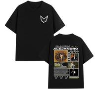 Genérico Cantante Rauw Alejandro Camiseta Retro De Manga Corta De Moda, Unisex, Sencilla Y Versátil, Streetwear. (1 S)