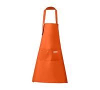 Genérico Canvas Apron - Chef Aprons with 2 Pockets | 67.5x74.5cm Kitchen Apron with Adjustable Strap Functions, Polyester Cotton Canvas with Waterproof Build, Cooking Baking Work Aprons