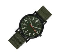 Genérico Canvas Strap Watch | 4cm Luminous | Round Casual Outdoor Sports Timepiece Durable Glass Alloy Denim Band | For Men Family Father Boyfriend Camping Hiking Indoor Outdoor