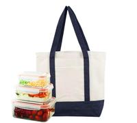 Genérico Canvas Tote Bag, Colorful Shoulder Carryall, Foldable Travel Organizer, Reusable Grocery Holder, Large Handbag, Ideal for School, Work, Shopping, Beach, Kids, Adults, Daily Use