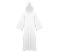 Genérico Capa Hombre para Túnica Jedi con Capucha Capa de Halloween Navidad Fiesta Cosplay Disfraz Capa de Vampiro Túnica Uniforme con Capucha Celebrar Festivales de Carnaval y el Día del Libro