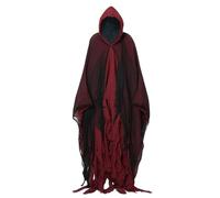Genérico Capas con capucha de Halloween | Cosplay de vestuario medieval de Halloween, Capa de capa de miedo de unisex para adultos - Disfraz de grito reutilizable para actividades de juego de roles