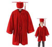 Genérico Cape y vestido de graduación de jardín de infantes, límite de graduación y vestido para niños | Vestido de y gorra, trajes de,Trajes de doctorado de la escuela primaria, accesori