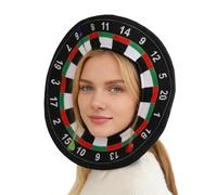 Genérico Cappello Bersaglio Costume - Accessorio Divertente Moderna, Cappello con Bersaglio per Cosplay, Accessorio Festa | Per Donne Uomini Ragazzi Adulti Feste Scolastiche Appuntamenti Compleanno