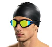Genérico cappello da bagno e occhialini| Protezione UV HD Visione Ampia Antiappannamento,Occhiali Nuoto Adulti - per Snorkeling Esplorazione Giochi in Piscina Acque Libere