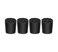 Generico Capsine - Extremo de la barra de silicona de 4 piezas | Protector de cabeza | Tapa de asiento punta bastón de protección duradera Anti-Slip P