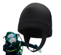 Genérico Capucha Buceo Térmica, Gorro Surf en Agua Fría, Capucha Natación Tamaño Ajustable 18.9-19.69 Pulgadas con Correa para la Barbilla, Capuchas Buceo Neopreno para Snorkel, Gorros par