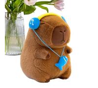 Generico Capybara Animal de peluche Capybara - Decoraciones para la casa de muñecas para animales para la piel - Juguetes de Capybara Cojines rellenos de amigas, familiares, adultos, mujeres