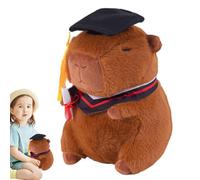 Genérico Capybara Animal Farged - Plushbara de Peluche de Peluche de 9 Pulgadas Graduado Capybara Toy | Solado de Graduación PURTIVO FEMPED en ÚNIFICO de, Linda Almohada para 9,06 Pulgadas