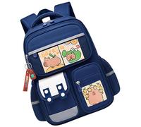 Genérico Capybara Backpack, Teen Schoolbag, 12,2 x 5,91 x 16,93 pulgadas Cute Animal Backpack, School Accessories, Casual Back Bag for Kids, Boy, Girl, Student, Camping, Travel and Vacation Trips
