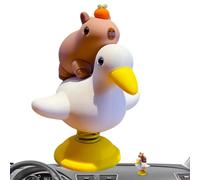 Generico Capybara Car Decor - Tablero de Spring Capybara Figurine - Cute Creative Animal Car Decor, Desktop Decorations Home About 3,5 x 3,5 x 6,3 cm