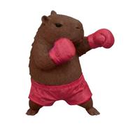 Genérico Capybara Figurine - Funny Non-Slip Modern with Base | Cute Animal Figurines Home Decor for Bedroom, Dining Table, Bookshelf, Farmhouse, Outdoor, Garden, Yard, Kids, Adults, Gift Use