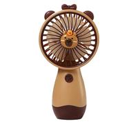 Genérico Capybara Handheld Fan - 5.43in ABS USB Rechargeable Cooling Fàn | Cute Portable Mini Fan | Electric Makeup Fàn, Travel Cooling Gadget For Beach, Camping, Office, Outdoor Use