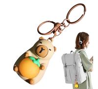 Genérico Capybara Key Chain - Cute Key Rings | Animal Keys Ring for Accessories Holder, Bag Accessories with Lightweight and Compact Design, Purse Pendant, Decorative Keychain for Personal Use