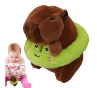 Genérico Capybara Key Chain, Super Soft 4Inch Swimming Capybara Pendant, Realistic Stuffed Animals Key Ring, Cute Stuffed Toy Charm For Girls Boys Kids