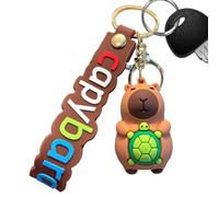 Genérico Capybara Keychain, Capybara Figure Key Holder, Cute Backpack Charm