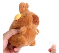 Generico Capybara Peluche | Charm Adorable Muñeca para Bolso - Animales de Peluche Llavero, para Adultos y Niños, Mochila, Viaje, Bolsos, , San, Cumpleaños y Regalos, amarillo, riferimento