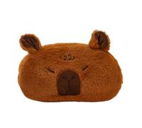 Genérico Capybara Pencil Case - 10 Inch Plush Cute Pen Box with Zipper | Capybara Pencil Bag for Kids, Students, School Supplies, College, Travel, and Stationery Storage