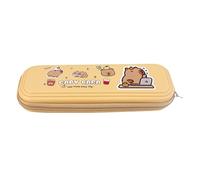 Genérico Capybara Pencil Case, Multifunctional Pen Organizer, Large Capacity Pouch, Cute Zipper Design, Sturdy School Stationery, Crafted with Abs Material, 8.66x2.95x1.57in