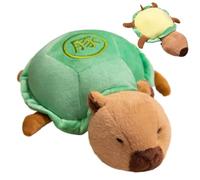 Genérico Capybara Plush - Cute Collectible Room Decor, Capybara Turtle Stuffed Animals Plush Doll, Soft Toy for Boys Girls Collectors | Christmas Birthday Gift Home Office Dorm Car Sofa Decoration