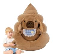 Genérico Capybara Plush, Soft Cuddly Stuffed Doll with Nest, Ideal for Living Room, Bedroom, Home Decor, Perfect as a Birthday Favor, Cute Addition to Any Space or Collection