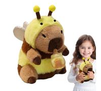 Genérico Capybara Plush Toy - 7.87 Inches Cute Capybara Plush | Soft Cute Plushes Stuffed Animals | Soft Huggable Throw Pillow Adorable Pet Buddy Home Decor for Graduation Christmas Birthday