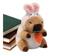 Genérico Capybara Plush Toy - 7.87 Inches Cute Capybara Plush | Soft Cute Plushes Stuffed Animals | Soft Huggable Throw Pillow Adorable Pet Buddy Home Decor for Graduation Christmas Birthday