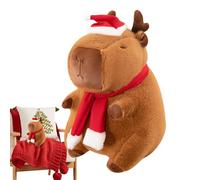 Genérico Capybara Plush Toy, Realistic Stuffed Animal, Christmas Plush Doll, Brown Capybara Plush, 30cm Stuffed Animal Doll Perfect For Christmas Presents and Room Decorations