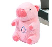 Genérico Capybara Sleep Companion, Breathing Snuggle Buddy, Heartbeat Plush Toy, Built-In Lullaby Music, Soft Glowing Light Feature, Perfect for Kids Boys Girls Nighttime Comfort