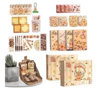 Genérico Capybara Stationery Set - 30x23x10cm Capybara School Supplies | Cute Pencil Case & Writing Accessories For Kids | Drawing, Writing, Creative Classroom Use | Party Gift