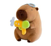 Genérico Capybara Stuffed Animal, Soft Plush Toy, 9.84 Inches, Adorable Capybara with Swimwear Outfit, Portable Size, Ideal for Babies, Kids, Adults, Home, Car, Graduation, Collectible