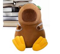 Genérico Capybara Stuffed Animal, Soft Plush Toy with Swimwear Outfit, 9.84x5.91 Inches Portable Cuddly Gift Perfect for Christmas, Graduation, Home, and Car Décoration, Sturdy Material