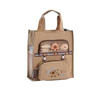 Genérico Capybara Tote Bag, Canvas Animal Print Tote Clutch, 11.81x5.51x13.39 Inches Sturdy and Lightweight, Large Capacity Travel Daypack for Elementary Girls, Boys, Kids, Teens, Children