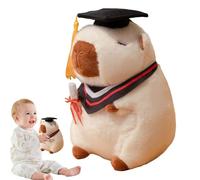 Genérico Capybara Toy Plush - Graduate 9-Inch Stuffed Capybara Toy,Cute Animals Doll In Graduation Hat, Degree Uniform For Adults, Kids & Girls Graduation