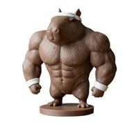 Genérico Capybara Toys - 8cm Cute Muscle Boxing Animal, Cute Animal Figurines Home Decor For Bedroom Dining Table Bookshelf Farmhouse Outdoor Garden Yard Kids Adults