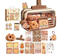 Genérico capybaraCase De Lápiz, capybaraStationery Pencil Case - Organizador De De Lápiz De Gran Capacidad para Adolescentes para Niños Diseño De Mango Portátil: con Un Mango Resistente, Esta L