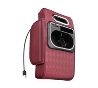 Generico Car Armrest Storage Box, Auto LED Organizer, Multi-Function Cup & Tissue Holder, 14.37x7.68x3.15 inches for Front Seat Organization, Road Trip, Daily Commuting Travel