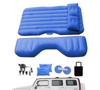 Genérico Car Bed Inflatable Sleeping Pad - Portable Camping Mattress with Air Pump For Back Seat Rest | 135x80cm Travel Cushion For Vehicle Overnight Stay, Extended Air Couch For Outdoor Adventures