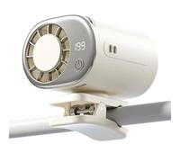 Genérico Car Clip Fan - 199-Level Rechargeable Portable Adjustable Device