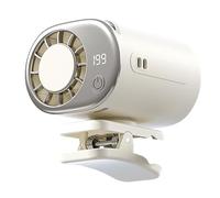 Genérico Car Clip Fan, 199-Level Rechargeable Portable Adjustable Mini Fan, Small Desk & Car Blower for Summer, Camping, Outdoor, Beach, Festival, Office, Hiking, Fishing