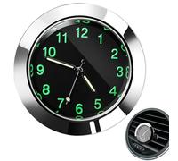 Genérico Car Clock - Tiny Small Glowing Vent Watch, Multifunctional Mini Dashboard Timepiece with Design | Compact Portable Clock For Car Dashboard Boat Bike Home Decor Reliable