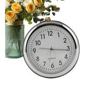 Genérico Car Clocks For Dashboard Stick On - Mini Hygrometer For Car With Adhesive, Luminous Vent Clock, Compact Digital Timepiece | Reliable Auto Accessory F́or Vehicles RVs SUVs Trucks Home